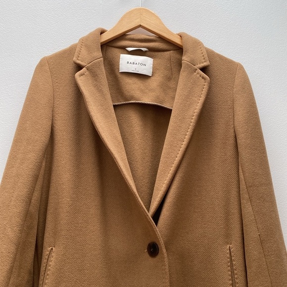 Aritzia - Babaton The Steadman Caramel Wool Cashmere Coat - Picture 9 of 9